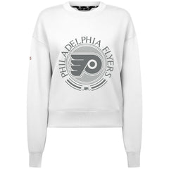 NHL Philadelphia Flyers Levelwear Women's Slate & Snow Sponge Tri-Blend Sweatshirt - White