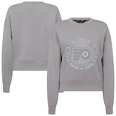 NHL Philadelphia Flyers Levelwear Women's Slate & Snow Sponge Tri-Blend Sweatshirt - Gray