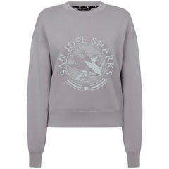 NHL San Jose Sharks Levelwear Women's Slate & Snow Sponge Tri-Blend Sweatshirt - Gray