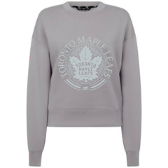 NHL Toronto Maple Leafs Levelwear Women's Slate & Snow Sponge Tri-Blend Sweatshirt - Gray