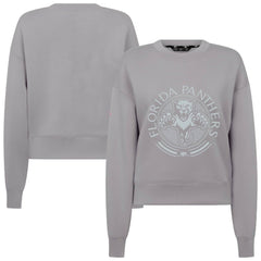 NHL Florida Panthers Levelwear Women's Slate & Snow Sponge Tri-Blend Sweatshirt - Gray