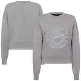 NHL Minnesota Wild Levelwear Women's Slate & Snow Sponge Tri-Blend Sweatshirt - Gray