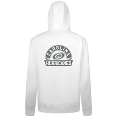 NHL Carolina Hurricanes Levelwear Podium Chenille Logo Full-Zip Hoodie - White
