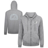 NHL San Jose Sharks Levelwear Podium Chenille Logo Full-Zip Hoodie - Gray