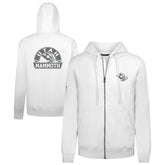 NHL Utah Mammoth Levelwear Podium Chenille Logo Full-Zip Hoodie - White