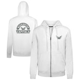 NHL Washington Capitals Levelwear Podium Chenille Logo Full-Zip Hoodie - White