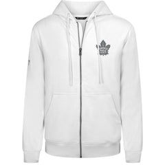 NHL Toronto Maple Leafs Levelwear Podium Chenille Logo Full-Zip Hoodie - White