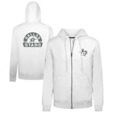 NHL Dallas Stars Levelwear Podium Banner Arch Full-Zip Hoodie - White
