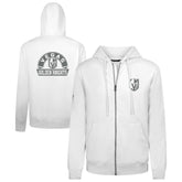 NHL Vegas Golden Knights Levelwear Podium Banner Arch Full-Zip Hoodie - White