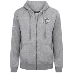NHL Calgary Flames Levelwear Podium Banner Arch Full-Zip Hoodie - Gray