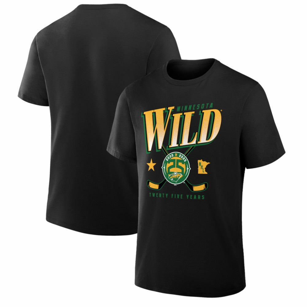 NHL Minnesota Wild Fanatics Legacy T-Shirt - Black