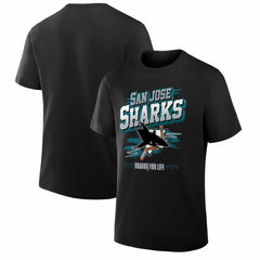 NHL San Jose Sharks Fanatics Legacy T-Shirt - Black