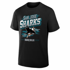 NHL San Jose Sharks Fanatics Legacy T-Shirt - Black