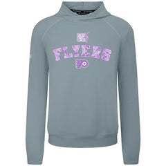 NHL Philadelphia Flyers Levelwear Hockey Fights Cancer Mandate Tri-Blend Hoodie - Gray