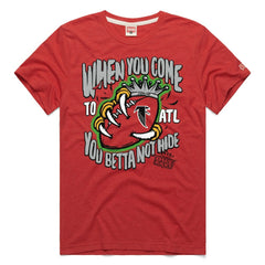 Atlanta Falcons x OutKast Homage Unisex You Betta Not Hide Tri-Blend T-Shirt Red