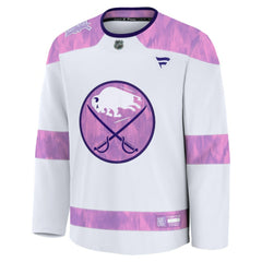 NHL Buffalo Sabres Fanatics Hockey Fights Cancer Survivor Practice Jersey - White