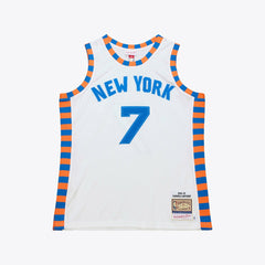 NBA Carmelo Anthony New York Knicks 2015-16 Hardwood Classics Authentic Jersey - White