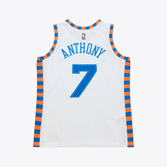 NBA Carmelo Anthony New York Knicks 2015-16 Hardwood Classics Authentic Jersey - White