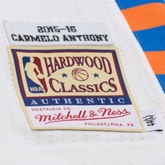NBA Carmelo Anthony New York Knicks 2015-16 Hardwood Classics Authentic Jersey - White