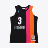 NBA Dwyane Wade Miami Heat 2005-06 Hardwood Classics Authentic Jersey - Black