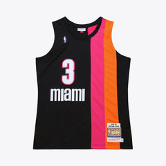 NBA Dwyane Wade Miami Heat 2005-06 Hardwood Classics Authentic Jersey - Black