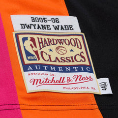 NBA Dwyane Wade Miami Heat 2005-06 Hardwood Classics Authentic Jersey - Black