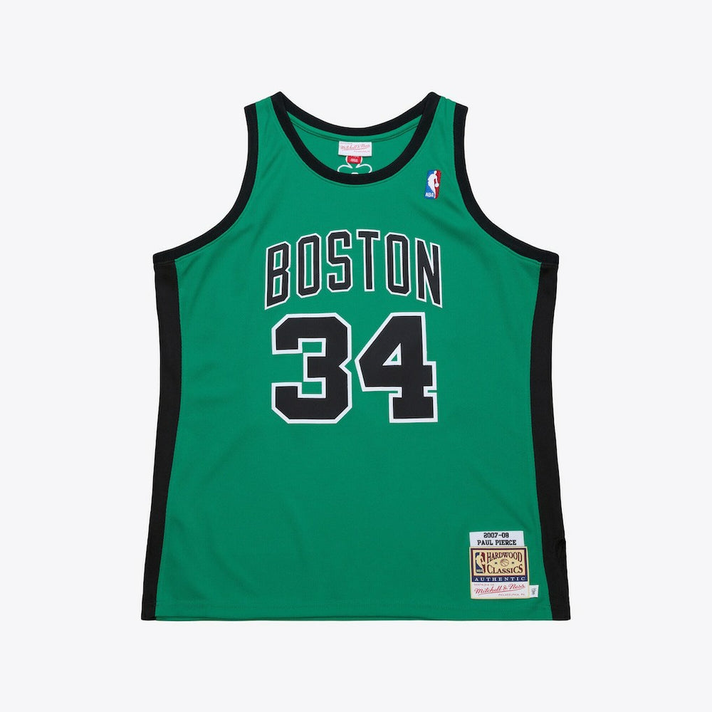 NBA Paul Pierce Boston Celtics 2007-08 Hardwood Classics Authentic Jersey - Kelly Green