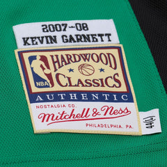 NBA Kevin Garnett Boston Celtics 2007-08 Hardwood Classics Authentic Jersey - Kelly Green