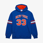 Patrick Ewing New York Knicks Name & Number Hoodie Blue