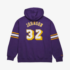 Magic Johnson Los Angeles Lakers Name & Number Hoodie Purple
