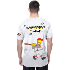 San Francisco Giants New Era MLB x Simpsons Homer Wunderbat SS Tee - White