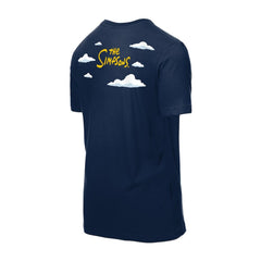 Houston Astros New Era MLB x Simpsons 2026 Collab Clouds T-Shirt - Navy T-shirts