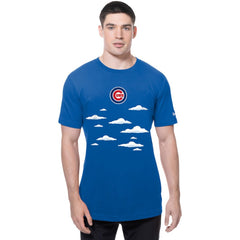 Chicago Cubs New Era MLB x Simpsons 2026 Collab Clouds T-Shirt - Royal T-shirts