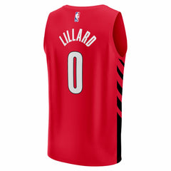 NBA Damian Lillard Portland Trail Blazers Fast Break Replica Jersey - Red - Statement Edition