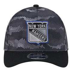 NHL New York Rangers New Era Zero Dark 39THIRTY Flex Hat - Black