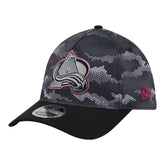 NHL Colorado Avalanche New Era Zero Dark 39THIRTY Flex Hat - Black