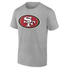 San Francisco 49ers Team Authentic Personalized Name & Number T-Shirt Gray