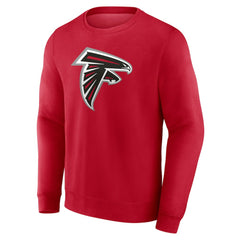 Atlanta Falcons Team Authentic Personalized Name & Number Sweatshirt Red