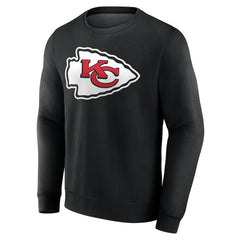 Kansas City Chiefs Team Authentic Personalized Name & Number Sweatshirt Black