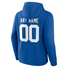 Indianapolis Colts Team Authentic Personalized Name & Number Hoodie Royal