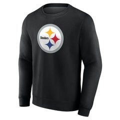 Pittsburgh Steelers Team Authentic Personalized Name & Number Sweatshirt Black
