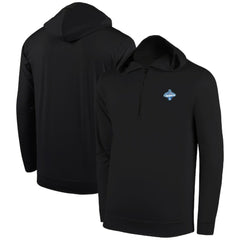 Los Angeles Dodgers 2025 World Series Champions Seabreeze Half-Zip Hoodie - Black Hoodies
