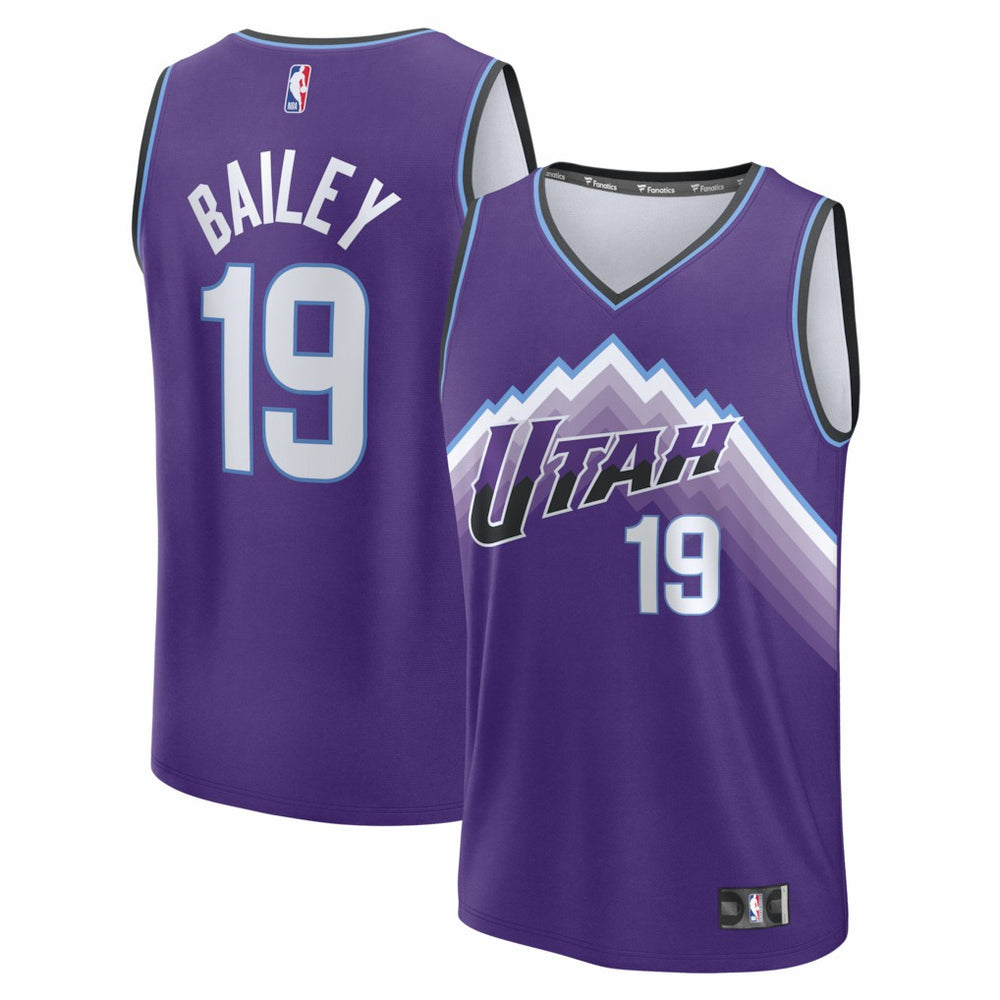 NBA Ace Bailey Utah Jazz Fast Break Replica Jersey - Purple - Icon Edition