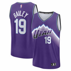 NBA Ace Bailey Utah Jazz Fast Break Replica Jersey - Purple - Icon Edition