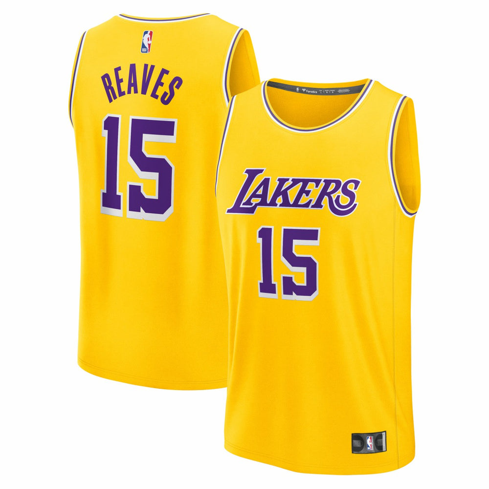 NBA Austin Reaves Los Angeles Lakers Fast Break Replica Jersey - Gold - Icon Edition