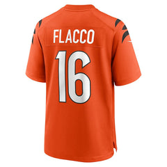 NFL Joe Flacco Cincinnati Bengals Alternate Game Jersey - Orange