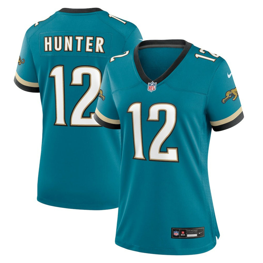 NFL Travis Hunter Jacksonville Jaguars Women's Alternate 2 Prowler Throwback Game Jersey - Teal