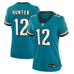 NFL Travis Hunter Jacksonville Jaguars Women's Alternate 2 Prowler Throwback Game Jersey - Teal