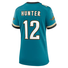 NFL Travis Hunter Jacksonville Jaguars Women's Alternate 2 Prowler Throwback Game Jersey - Teal