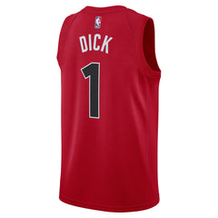 NBA Gradey Dick Toronto Raptors Unisex Swingman Player Jersey - Icon Edition - Red